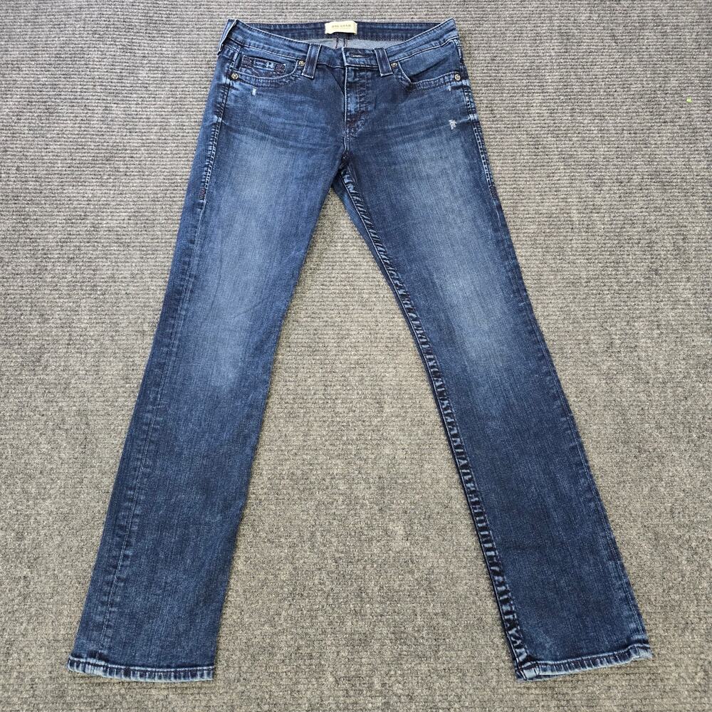 Big Star Jeans Womens 29R Blue Kate Straight Stretch Denim